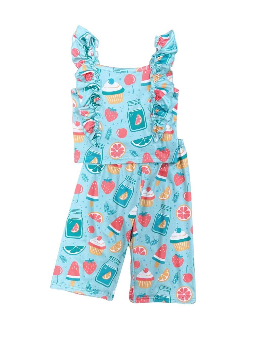 Baby Girls' Dresses Cotton Clothes Top Pant Set 3-4 Years Kids Summer Wear  Combo Children Birthday Party Outfit White:Blue & Orange:Green Tiny Bunnies  : Amazon.in: Clothing & Accessories